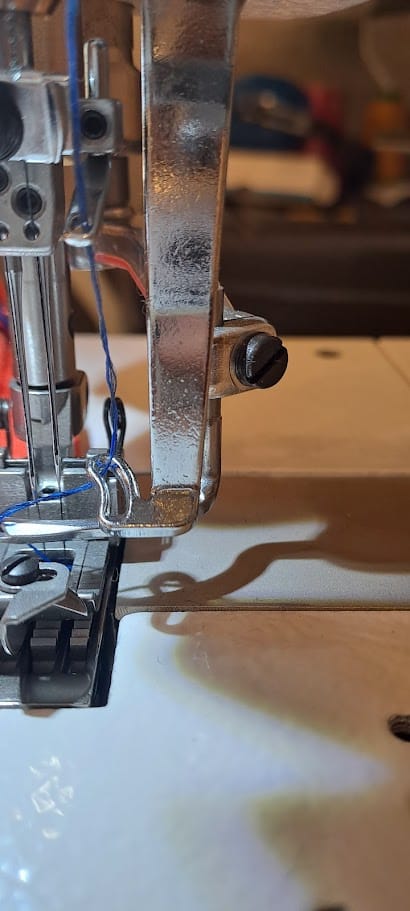 Dettaglio macchina da cucire