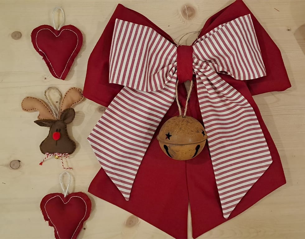 Fiocco Natale orizzontale