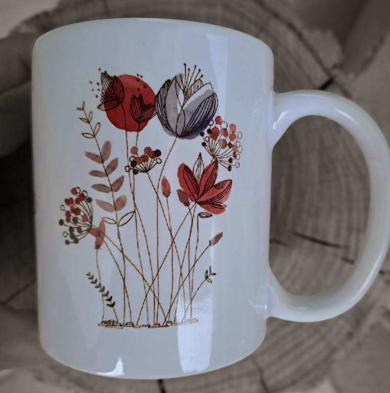 Tazza fiorita