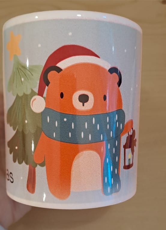 Tazza orsetto di Natale