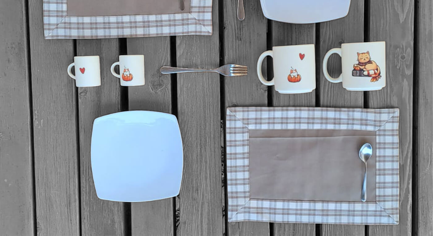 Tovagliette americane su misura: pratiche, belle e personalizzabili